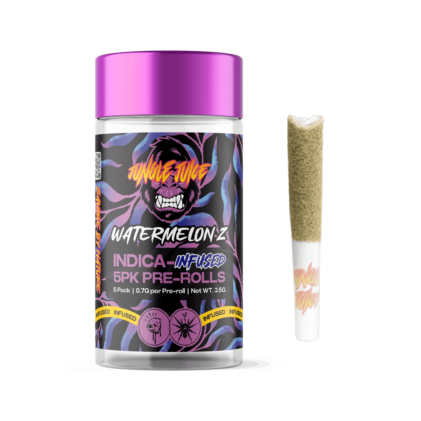 Jungle Juice Infused 5PK Prerolls 2.5G