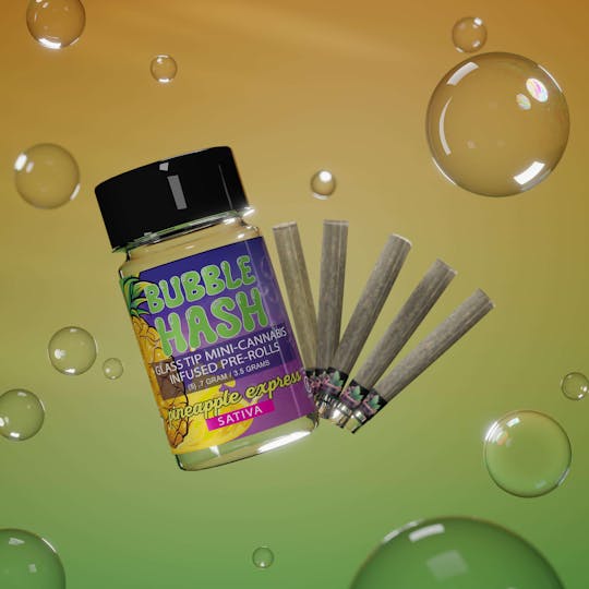 Amnesia Buble Hash Infused 5pk Pre-rolls 3.5g