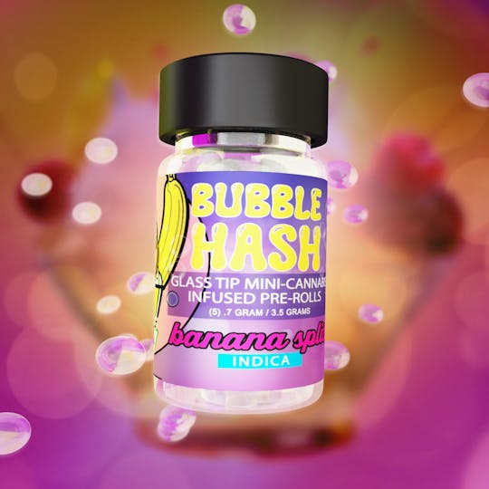 Amnesia Buble Hash Infused 5pk Pre-rolls 3.5g